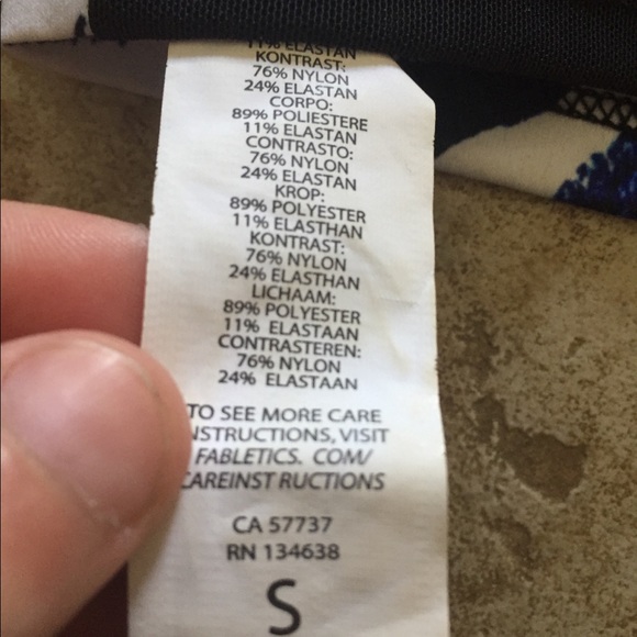 💄2 for $40!💄 NWOT Fabletics Mesh Midi Sports Bra - Picture 5 of 8